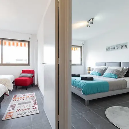 דירה Etoile - F5 Moderne, Spacieux, Ascenseur, Clim, Coeur De ניס